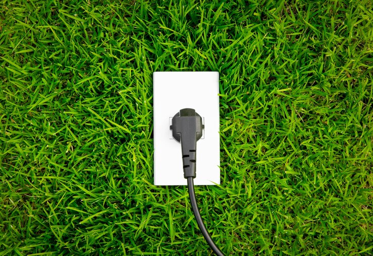 Foto grátis tomada conceito de energia na primavera fresco grama