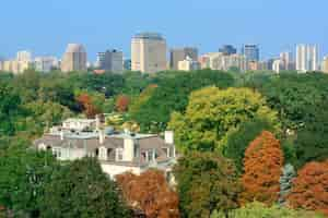 Foto grátis toronto skyline da cidade