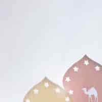 Foto grátis torres e camelo com estrelas
