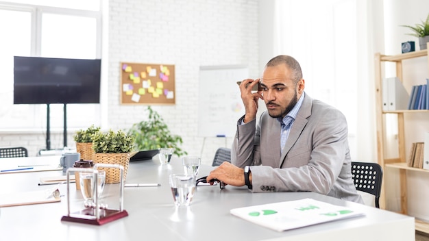 Trabalho em equipe de empresários