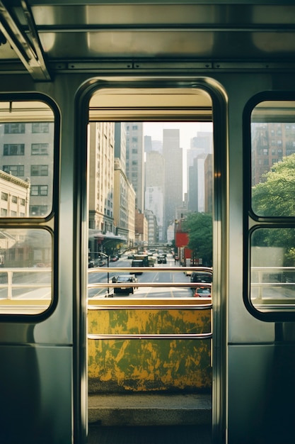 Foto grátis transporte público na cidade