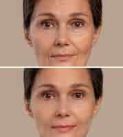 Foto grátis tratamento de beleza anti-envelhecimento