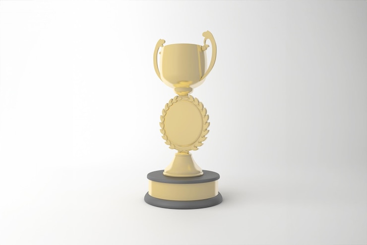 Foto grátis troféu de prêmio
