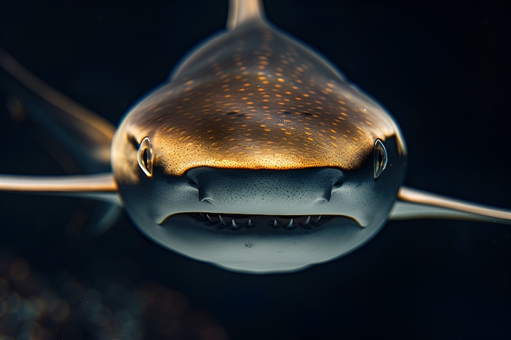 Foto grátis tubarão realista no oceano