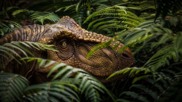 Foto grátis tyrannosaurus rex na natureza