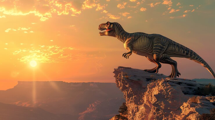 Foto grátis tyrannosaurus rex na natureza