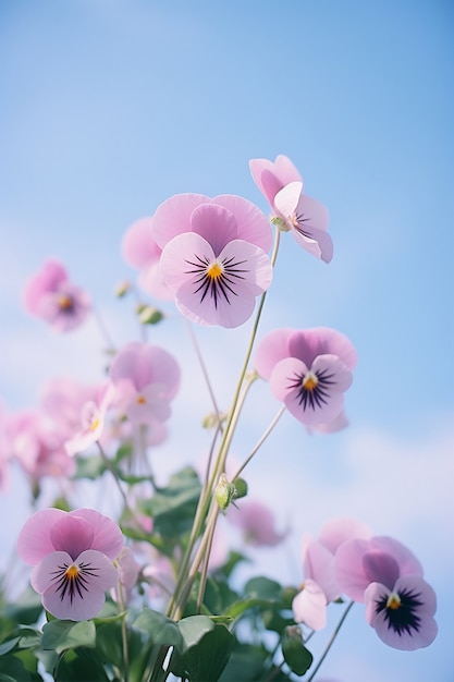 Foto grátis um belo campo de flores.