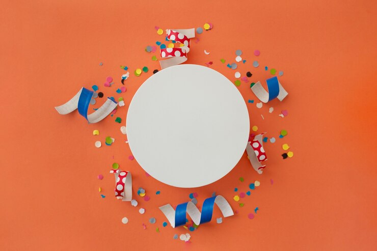 Foto grátis um belo fundo colorido para felicitar o aniversário