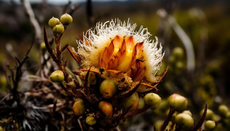 Foto grátis um close-up de uma flor com a palavra dente de leão nela