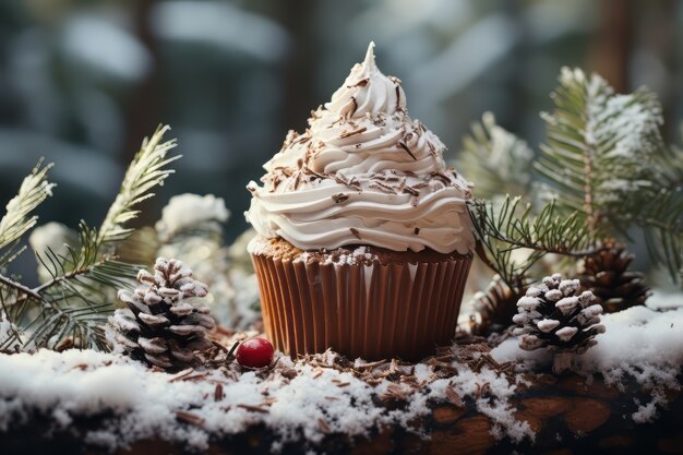 Um delicioso arranjo de finger food de Natal.