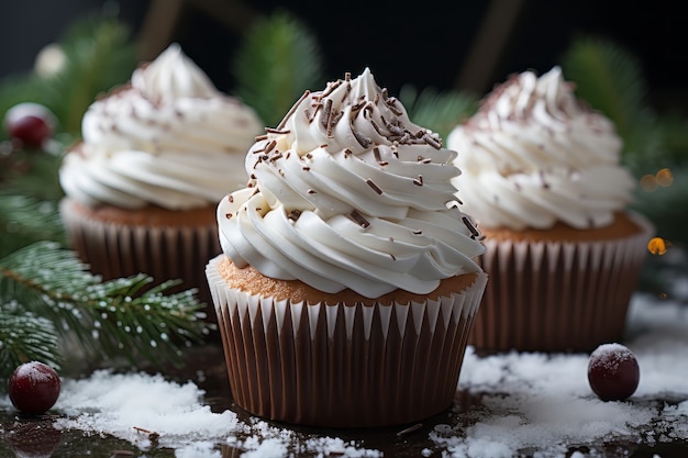 Um delicioso arranjo de finger food de Natal.