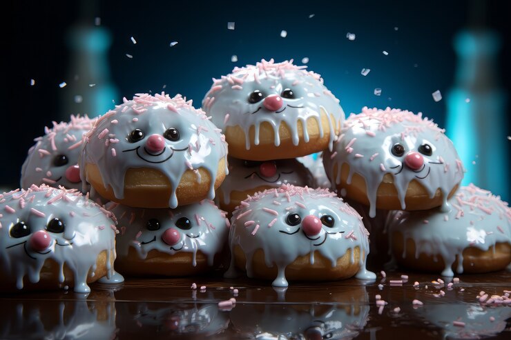Foto grátis um delicioso arranjo de finger food de natal.