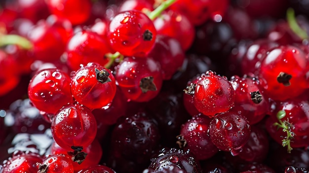 Foto grátis um fundo com deliciosas groselhas