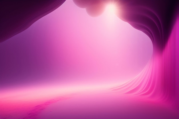 Foto grátis um fundo rosa e roxo com um túnel que diz 'rosa'