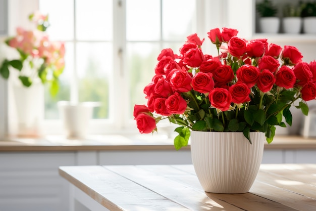 Foto grátis um lindo buquê de rosas.