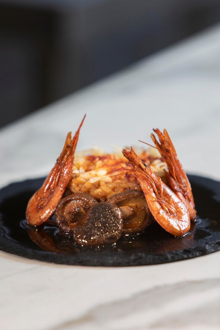 Foto grátis um prato de comida deliciosa de perto.