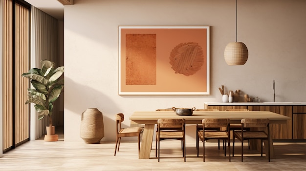 Guia de cores para casa: como escolher a paleta ideal para seu lar Um quarto na casa decorado com desenho folclórico brasileiro