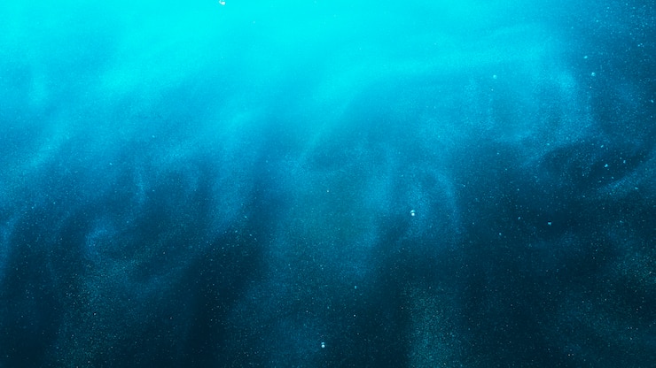 Foto grátis uma bela pintura azul na água.
