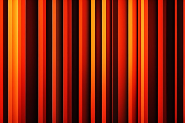Uma cortina listrada de vermelho e laranja com a palavra "on it"