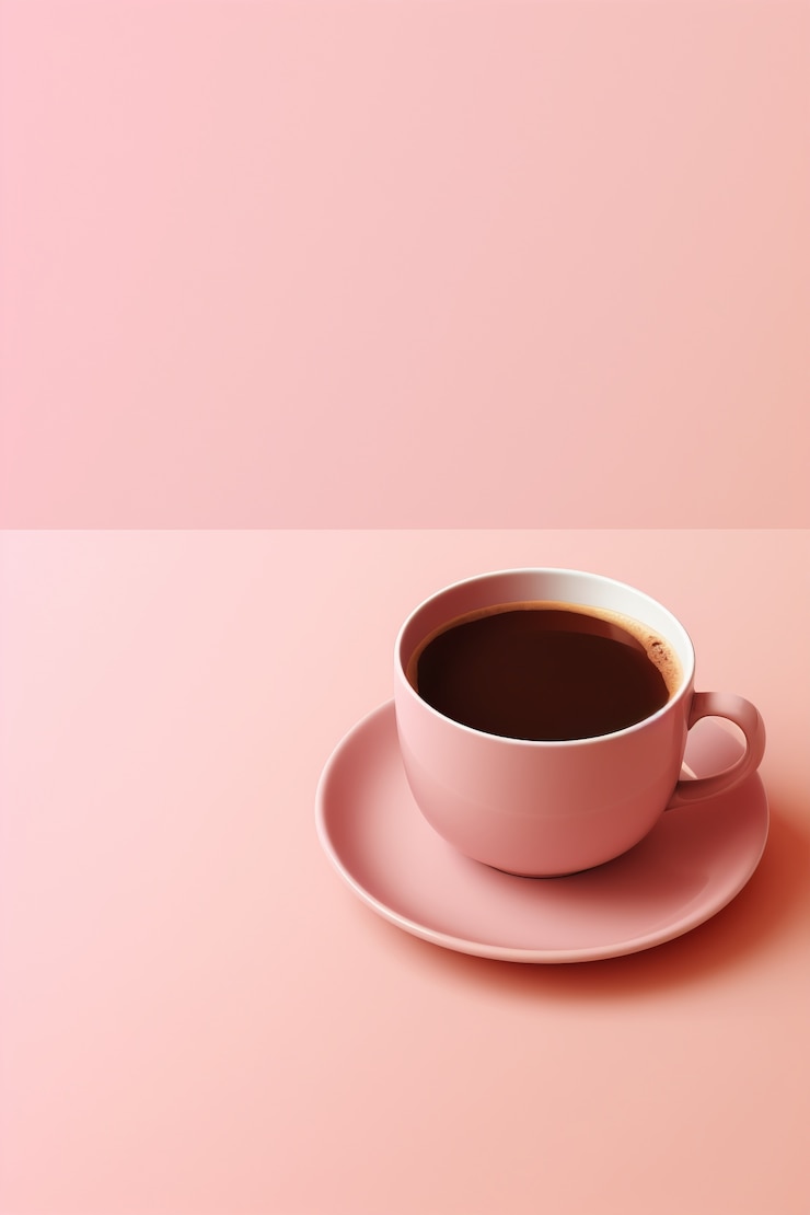 Foto grátis uma deliciosa chávena de café no estúdio.
