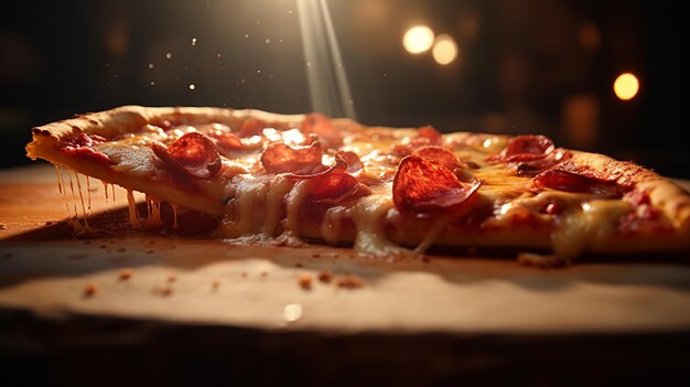 Foto grátis uma fatia de pizza .