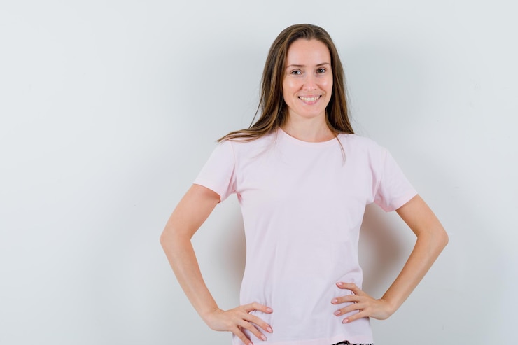 Foto grátis uma jovem expressiva a posar.