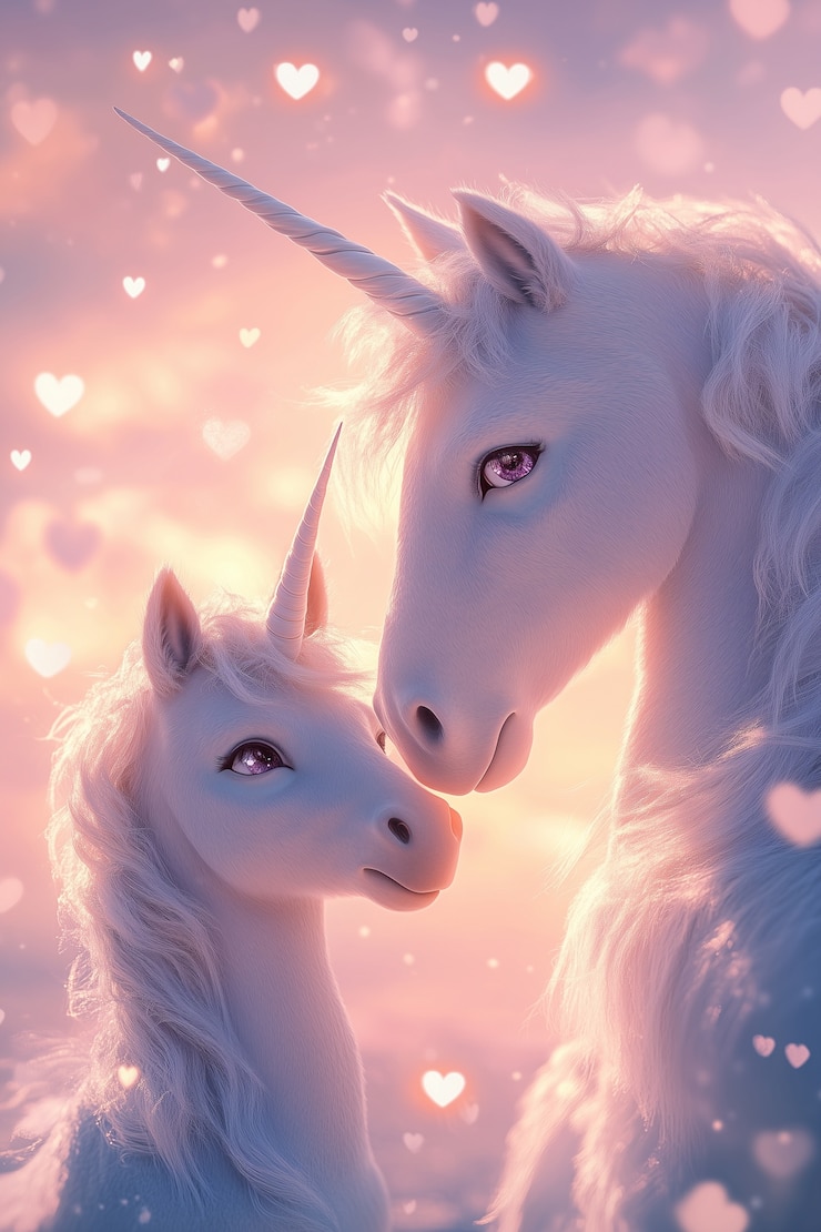 Foto grátis unicórnio de fantasia com estilo de arte digital