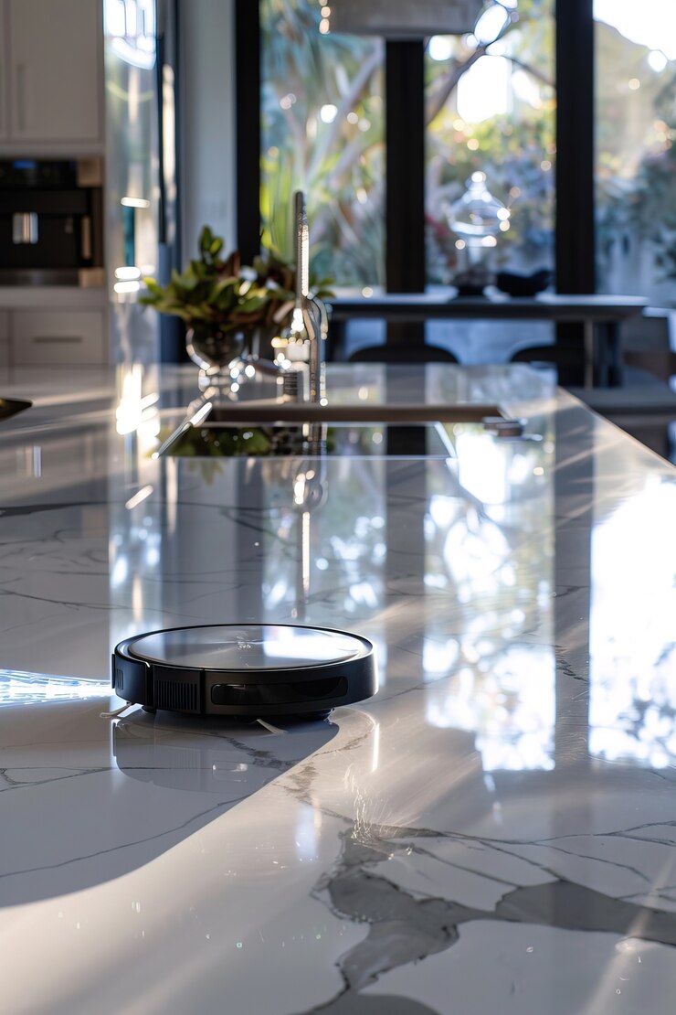 Foto grátis vacuum-cleaner de robô de néon