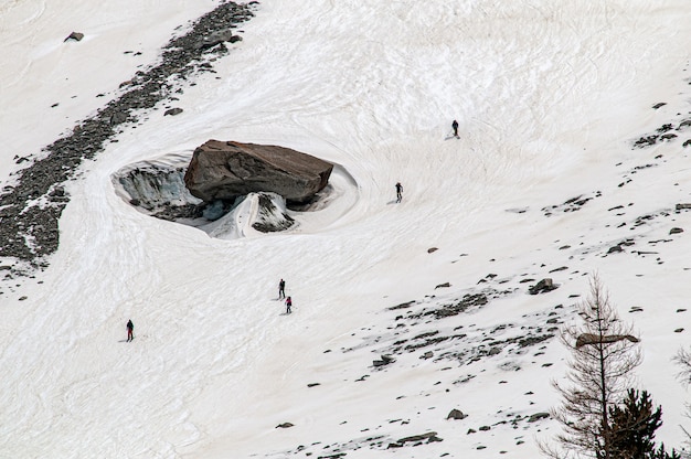 Foto grátis valee blanche, mont blanc