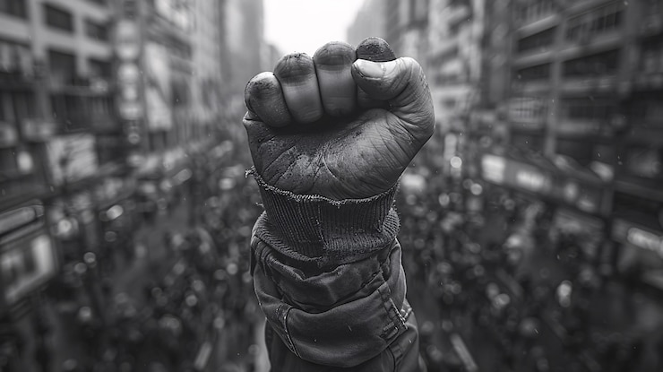 Foto grátis várias pessoas participando de protestos