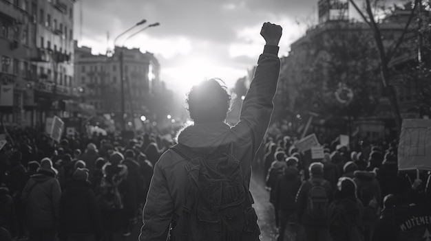 Foto grátis várias pessoas participando de protestos