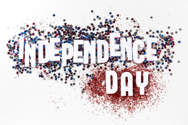 Variedade do Dia da Independência com elementos festivos