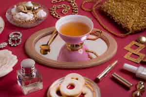Foto grátis variedade sofisticada de chá