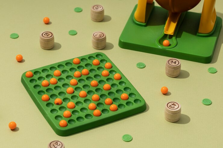 Foto grátis veja mais detalhes sobre os elementos do jogo de bingo