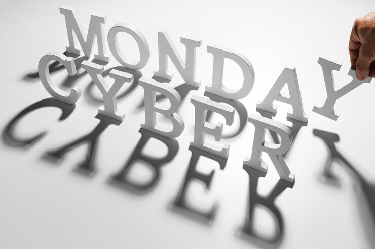 Foto grátis vendas de compras da cyber monday