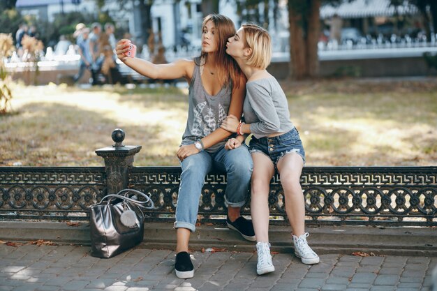 Verão de beleza do cabelo óculos senhora