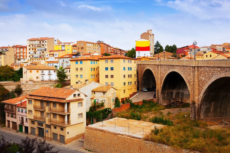 Foto grátis viaduto em teruel