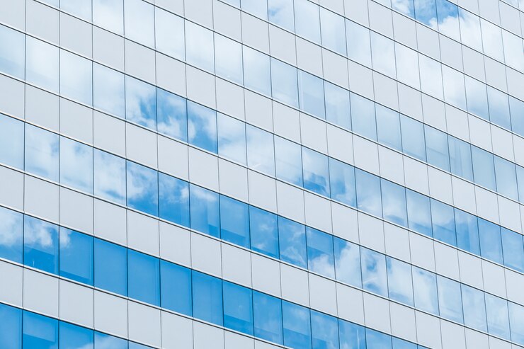 Foto grátis vidro de reflexão de construção