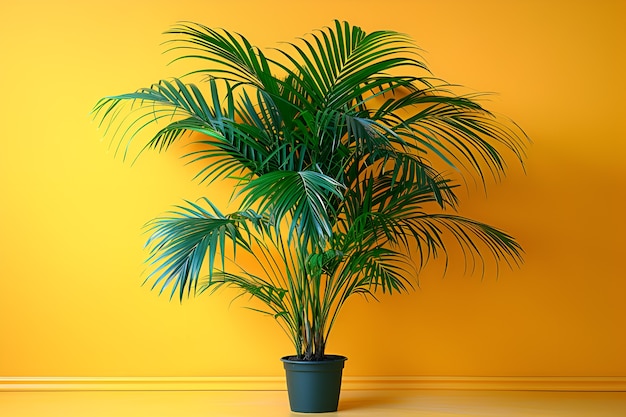 Foto grátis view of green palm tree species with beautiful foliage