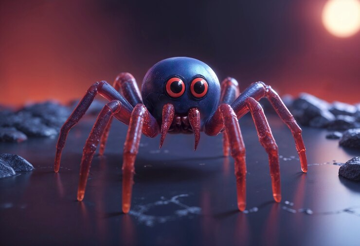 Foto grátis visão 3d da aranha