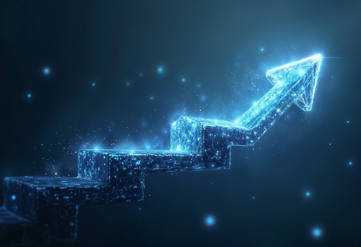 Foto grátis visões futuras conceito de negócios e tecnologia