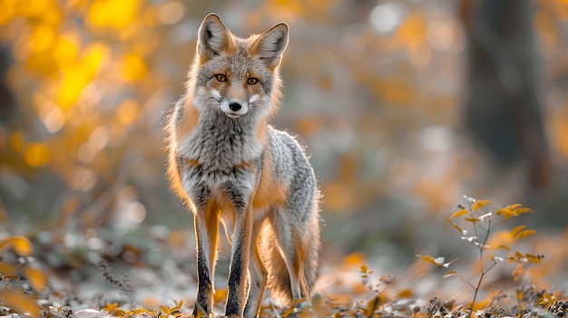 Foto grátis vista altamente detalhada da raposa em seu ambiente natural