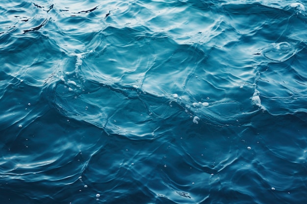 Vista da água no oceano ou mar