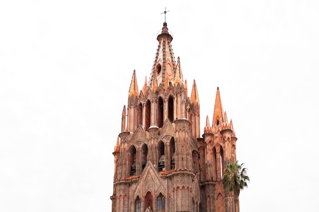 Vista da arquitetura e da cultura mexicanas