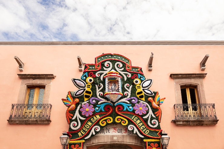 Foto grátis vista da arquitetura e da cultura mexicanas