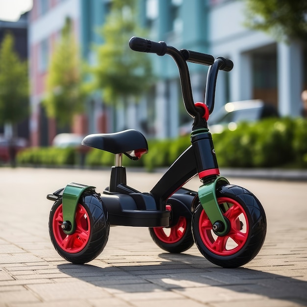 Foto grátis vista da bicicleta infantil