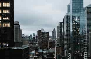Foto grátis vista da cidade de nova york, eua