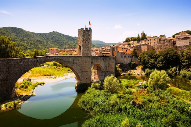 Foto grátis vista da cidade medieval