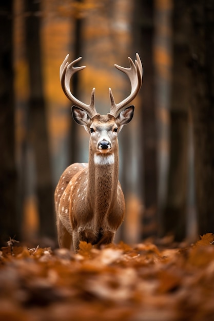 Foto grátis vista de alces selvagens na natureza