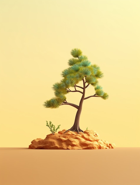 Foto grátis vista de árvore tridimensional